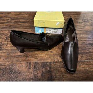 Life Stride Shawna Rich Brown Chunky Heels Women’s Size US 9.5 N